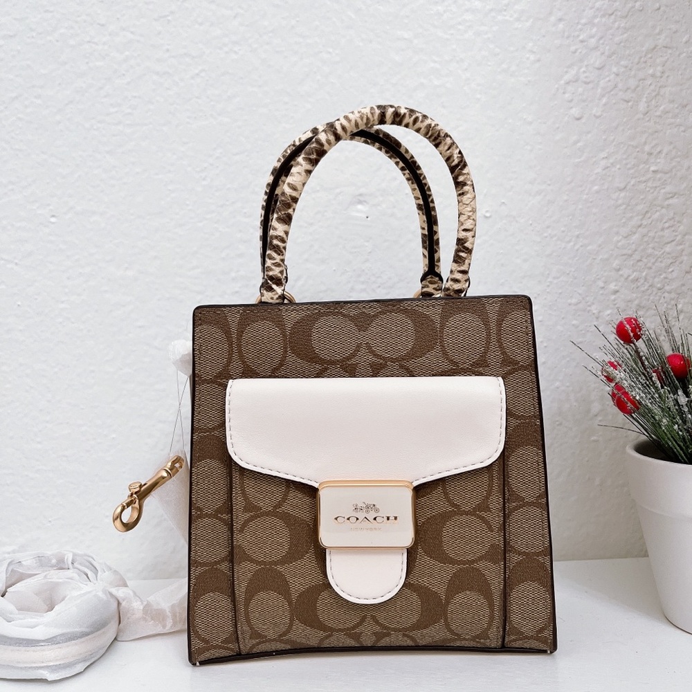Coach Mini Pepper Crossbody In Signature Canvas